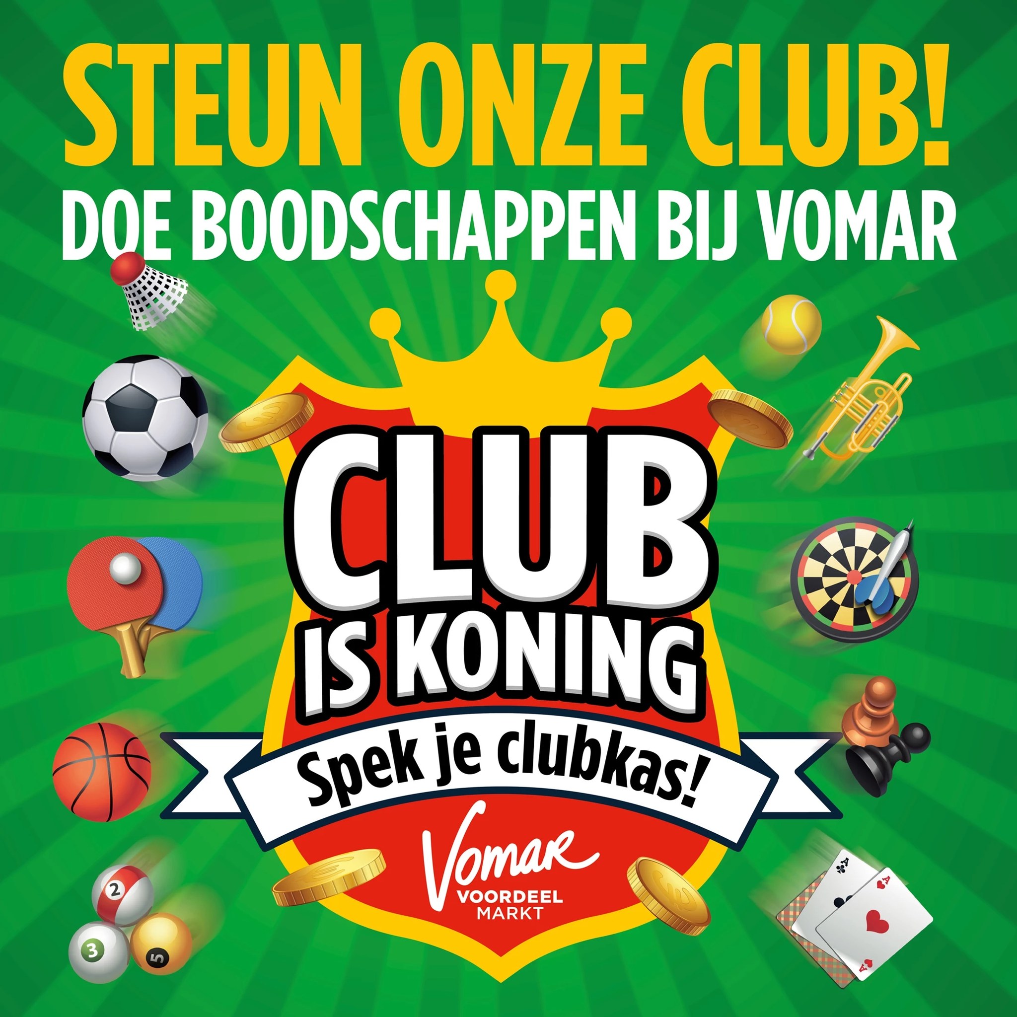 Vomar actie: Club is Koning
