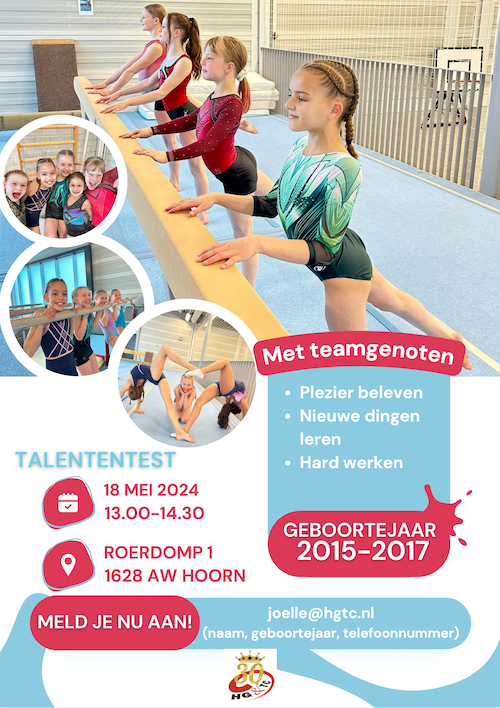 Talententest 18 mei 2024